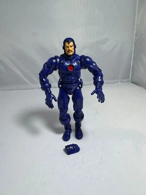 Figura Variante Iron Man Armadura Sigilosa Azul Leyendas Marvel 2002 ToyBiz Serie 1 Foto 1 de 4