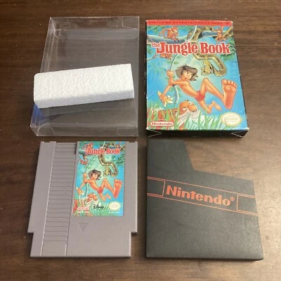 THE JUNGLE BOOK - DISNEY - NES Nintendo - Tested - Authentic - Image 1 of 4