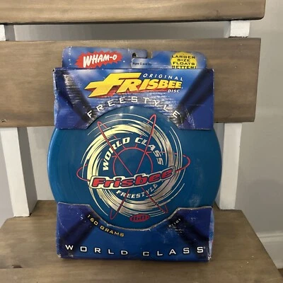 VINTAGE WHAM-O WORLD CLASS FREESTYLE FRISBEE 160G 81101 2002 - Image 1 of 4