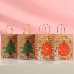 Papiertragetaschen Weihnachten Papiertüte Winter Weihnachtsbaum x 20 Stück - Bild 1 von 5