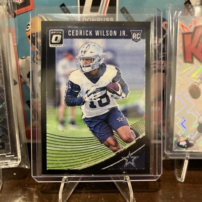 2018 Donruss Optic Rookies Black /25 Cedrick Wilson Jr #116 Rookie RC - Image 1 of 2