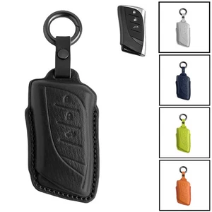 Genuine Leather Car Key Fob Case Cover For Lexus LS UX ES LC UX200 ES300h LS350 - Picture 1 of 3
