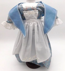 Handgefertigte Pinner Schürze Kolonial Kleid Kleid Set passt 18" American Girl Puppen - Bild 1 von 7