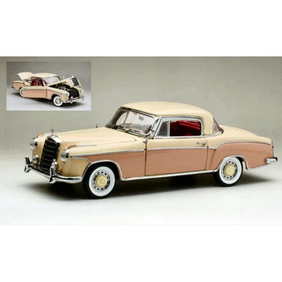 MERCEDES 220 SE COUPE' (W128) 1958 LIGHT BEIGE/ROSA 1:18 Sunstar Auto Stradali M - Immagine 1 di 4