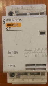 Merlin Gerin (Schneider) Multi9 CT 16124 4 Pole 16A Contactor NO 400 Volt - Picture 1 of 1