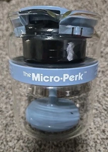 SCHÖNE VINTAGE BLAUE GEMCO MICRO-PERK B-8 MIKROWELLE KAFFEEKANNE SIEHE BESCHREIBUNG  - Bild 1 von 4