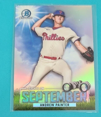 2023 Bowman Sights on September #SOS-16 Andrew Painter Phillies BASEBALL Card 2A - Image 1 of 2