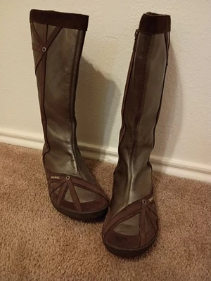 Vintage Y2K Diesel Run To leather boots. Size8.5 Us - Image 1 of 4