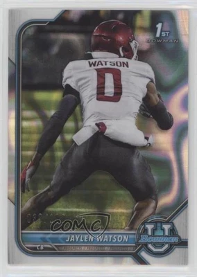 2021-22 Bowman U Chrome Prospects Lava Refractor /100 Jaylen Watson #76 - Image 1 of 2