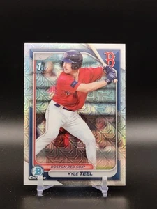 Kyle Teel 1st Bowman 2024 Bowman Chrome Mojo Refractor Red Sox White Sox - Picture 1 of 2