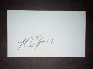 Tarjeta índice firmada 3x5 (HS) de Madison Bumgarner, GIANTS (debut 2009) - Imagen 1 de 1