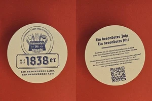 Schumacher Alt 1838er Brauerei Bierdeckel Bier - Picture 1 of 1