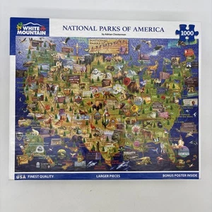White Mountain 1000 Piece Puzzle National Parks Of America By Adrian Chesterman - Picture 1 of 9