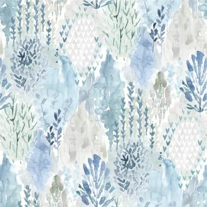 RoomMates RMK12330PLW Watercolor Tree Mosaic Peel & Stick Wallpaper 30.75 Sq ft - Picture 1 of 4