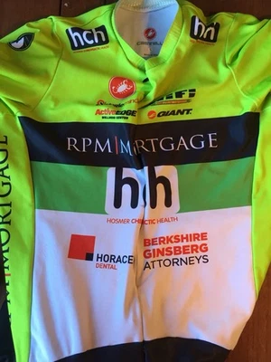 Traje de piel de ciclismo Castelli acolchado de una pieza grande para hombre Foto 1 de 4