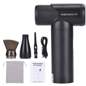 Compressed Air Duster-3 Gear Adjustable 150000RPM Electric Air Duster with LE... - Picture 1 of 7