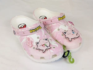 Crocs Pokémon Jigglypuff Classic Clog Light-Up Star Men's 8 Women's 10 New - Picture 1 of 11