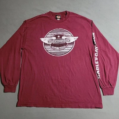 CAMISA HARLEY-DAVIDSON Masculina Tamanho XL Springfield, Missouri Motocicleta Manga Longa - Imagem 1 de 4