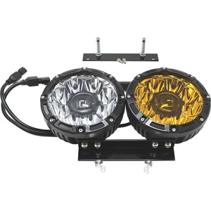Dual 7" LED Headlamp Kit fits Harley-Davidson Road Glide  LLC-DB7-YC - Picture 1 of 6
