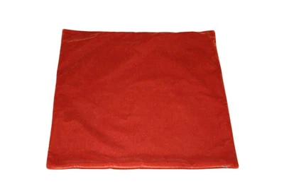 Pottery Barn Velvet Pillow Cover 20×20 Orange Rust Luxury Fall Autumn Décor - Image 1 of 4