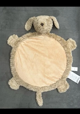 Alfombra de juego Pottery Barn niños bebé manta de seguridad Lovey Dog marrón Labradoodle Foto 1 de 4