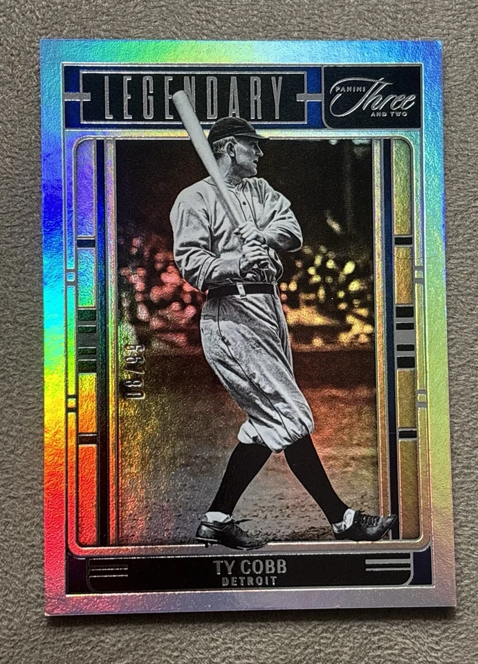 Tarjeta de béisbol legendaria Panini Ty Cobb Detroit/99 Foto 1 de 3