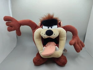 Vtg Taz PLAY BY PLAY PLUSH Looney Tunes Talking Electronic 90s Tasmanian Devil - Picture 1 of 11