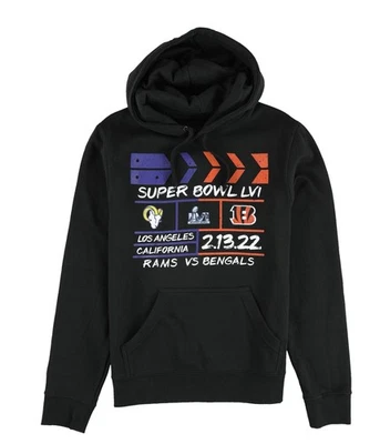 Sudadera con Capucha G-III Deportiva Mujer Super Bowl LVI Los Angelos, Negra, Pequeña Foto 1 de 2