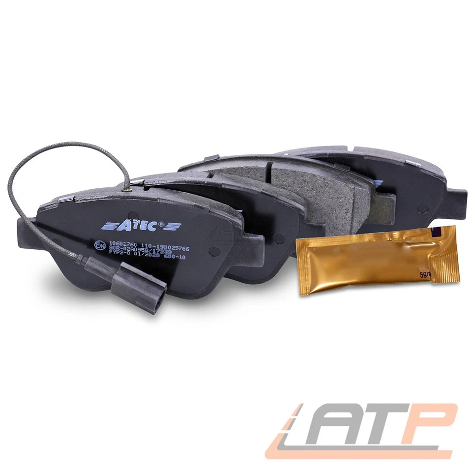 BESTPRICE SATZ BREMSBELÄGE VORNE FÜR FIAT GRANDE PUNTO 199 1.2-1.4 BJ 05-11 QUBO 1.3+1.4