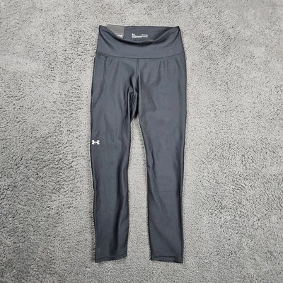 Under Armour Leggings Womens Small Dark Grey Compression Vanish Hi Ankle Gym Run - Image 1 of 4