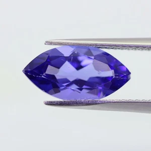 2.75c 14x7 Marquise Cut! Intense Rich Violet Blue Natural Tanzanite Terrific Gem - Picture 1 of 1