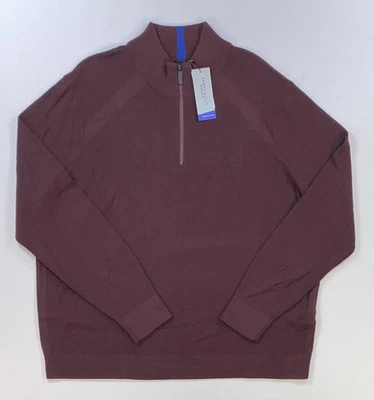 Men's Perry Ellis Motion 1/4 Zip Merino Blend Sweater NEW Size 2XL - Image 1 of 4