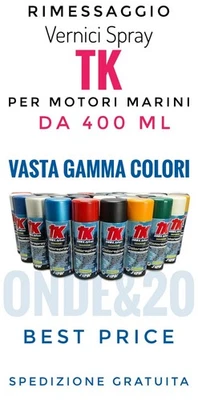 SERIE TK VERNICI SPRAY ML400  PER MOTORI MARINI (Annuncio In Aggiornamento ) - Immagine 1 di 2