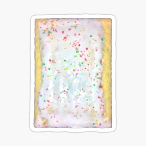 Calcomanía adhesiva de vinilo para tostadora tarta pastelería aperitivo para teléfono portátil parachoques - Imagen 1 de 1