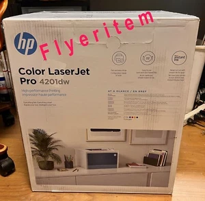 NEW in Box HP LaserJet Pro LJP 4201dw Mobile Wireless Duplex Color Laser Printer - Picture 1 of 2