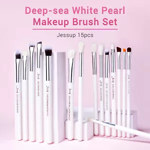 Jessup Eye Makeup Brushes Set Eyeshadow Eyebrow Blending Eyeliner Make up Brush - Picture 1 of 12