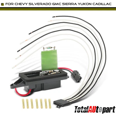 Резистор двигателя вентилятора кондиционера для Chevrolet Silverado 1500 2500 GMC Sierra 1500 HD - Изображение 1 из 4