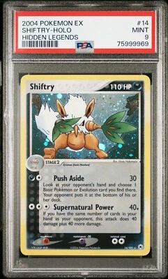2004 Pokemon EX Hidden Legends Shiftry holo 14/101 PSA 9 Mint 75999969 - Image 1 of 2