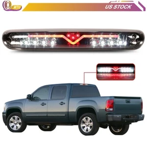Third brake light For 2007-2014 Chevy Silverado 1500 Chrome Housing Smoke Lens - Picture 1 of 12