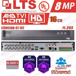 LTS LTD8516D-ST 16TB Platinum Turbo Smart 4K DVR 16ch Analog +16ch IP(up to 8MP) - Imagen 1 de 8
