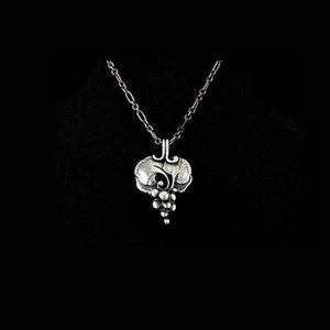 Georg Jensen Sterling Silver Pendant Of The Year 1996 - HERITAGE. - Picture 1 of 1