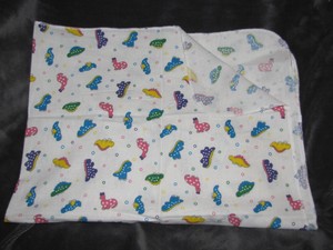 dinosaur receiving blankets