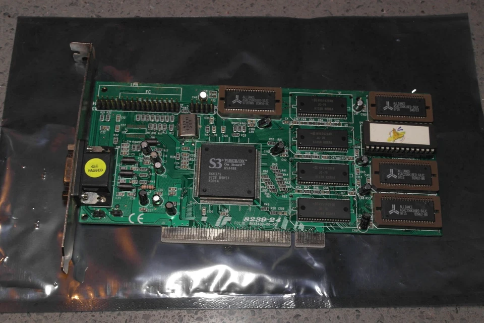 S3 Virge /DX On Board 86C375 VGA PCI Video Graphics Card 4 MB BF - Image 1 of 4