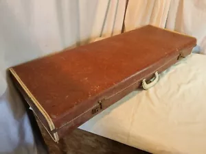 Maleta Marrón Vintage + Divisor Interior Original 4.75" H x 39.75" W x 15.25" D - Imagen 1 de 17
