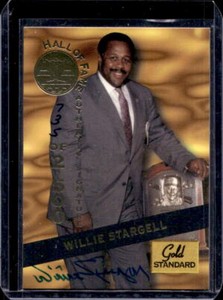 1994 Signature Rookies Gold Standard Willie Stargell Hall Of Fame Auto #735/2500