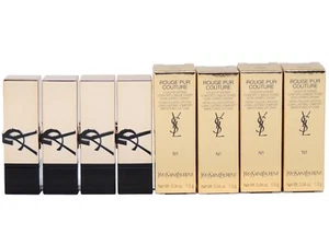 YSL YVES SAINT LAURENT ROUGE PUR COUTURE N1 BEIGE TRENCH .04oz x 4 MINI LIPSTICK - Picture 1 of 2