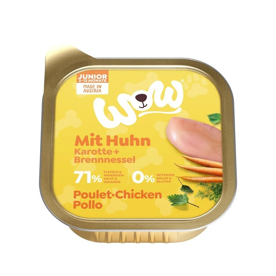 WOW Dog Junior Huhn 11 x 150g - Bild 1 von 1