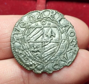 #77-173 ~ Token / Jeton - BOURGOGNE - Charles le Téméraire - RARE - Picture 1 of 3