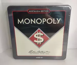 2012 Monopoly Nostalgia Edition Sammlerstück Blech Vintage 1937 klassisches Brettspiel - Bild 1 von 3