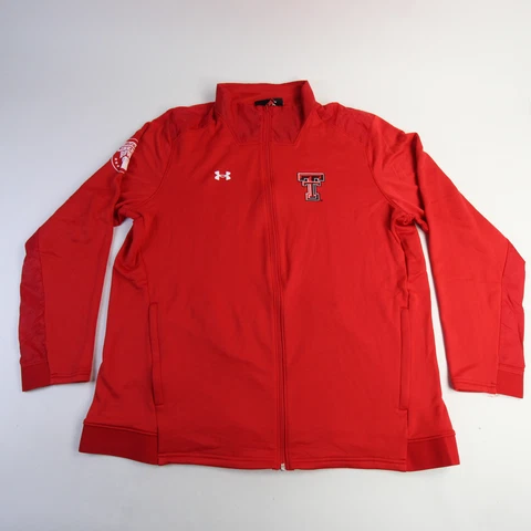 Texas Tech Red Raiders Under Armour Jacket Men's Red Used Cover